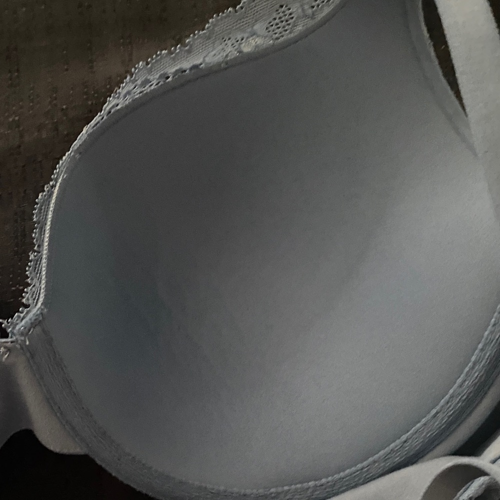 Victoria's Secret Light Blue Lace Push-Up Bra with Bow Size 38C - Picture 13 of 14